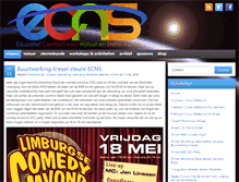 Tablet Screenshot of ecns.be